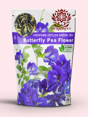 Butterfly Pea Flowers with Green Tea