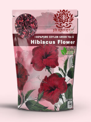 Hibiscus Flowers with Green Tea